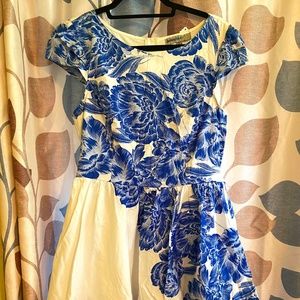 Blue Floral Dress